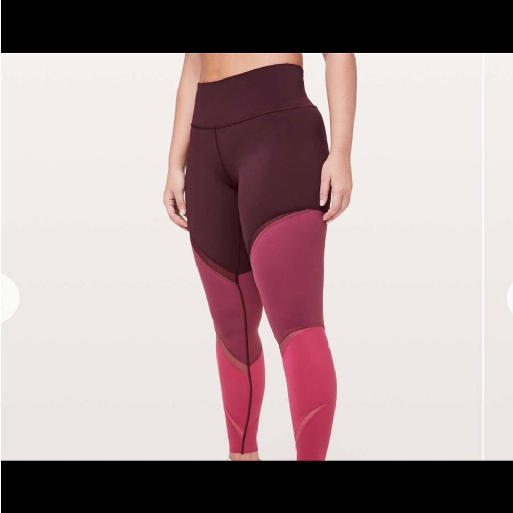 Lululemon Pink Leggings 28”